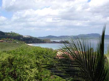 Vue du condominium de Playa Flamingo, Costa Rica